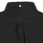 Long Sleeve Button Up // Black (M)