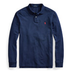 Long Sleeve Polo Shirt // Navy (2XL)