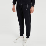 Phil 2 Piece Set // Jacket + Pants // Black (2XL)