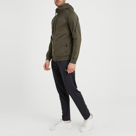 Benny 2 Piece Set // Jacket + Pants // Olive Green (S)