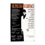 Al Pacino Autographed With The Scarface Cast Movie Poster // 24"H x 36"W