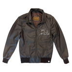 Henry Winkler Autographed "AAAAY The Fonz" Faux Leather Jacket