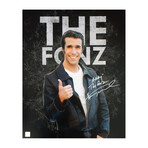 Henry Winkler Autographed "AAAAY The Fonz" Photo // 16"H x 20"W