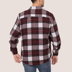 Harry Oversize Flannel Shirt // White (M)