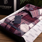 Harry Oversize Flannel Shirt // White (M)