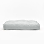 Inside Bundle // Dog Bed + 2 Navy Falcon Toys // Mineral Gray + Navy (XS/S)