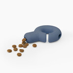 Inside Bundle // Dog Bed + 2 Navy Falcon Toys // Mineral Gray + Navy (XS/S)