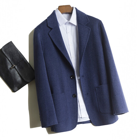 Rafael 100% Wool Coats & Jackets // Navy (M)