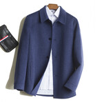 Wool Jacket // Style 2 // Blue (L)