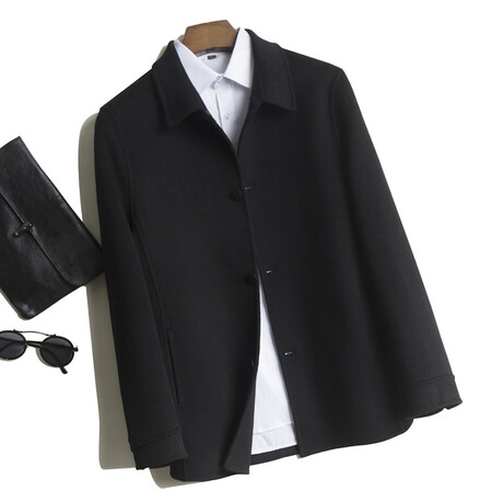 Wool Jacket // Style 2 // Black (M)