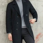 Longline Wool Blazer // Black (XL)