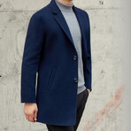 Damon 100% Wool Coats & Jackets // Navy (3XL)