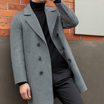 Longline Wool Blazer // Gray (L)