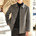 Wool Jacket // Style 2 // Gray (2XL)