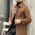 Wool Jacket // Brown (2XL)