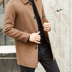 Wool Jacket // Brown (M)