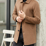 Wool Jacket // Brown (2XL)