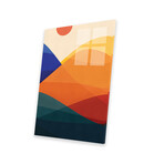 Meditative Mountains Print On Acrylic Glass by Modern Tropical