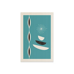 Mid Century Sun II  Print On Acrylic Glass by Misteratomic