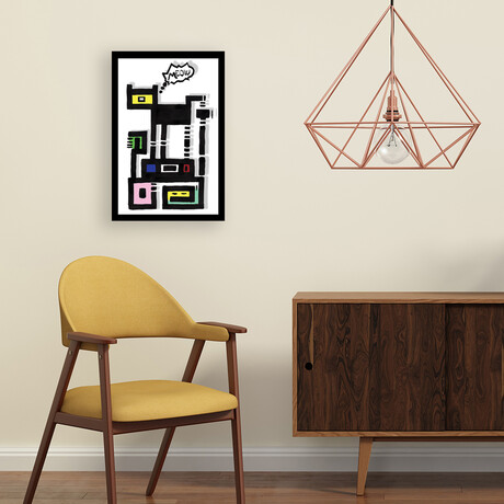 Horny Urban Cat  Print On Acrylic Glass by Barruf