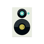 Icons - LP Vs EP  Print On Acrylic Glass by Bo Lundberg