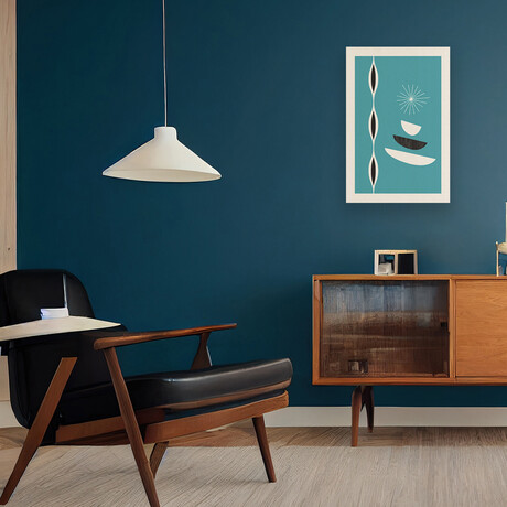 Mid Century Sun II  Print On Acrylic Glass by Misteratomic