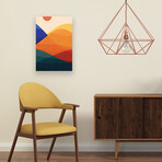 Meditative Mountains Print On Acrylic Glass by Modern Tropical