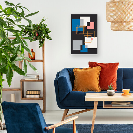 Scandinavian Squares  Print On Acrylic Glass by Natalie Carpentieri