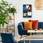 Scandinavian Squares  Print On Acrylic Glass by Natalie Carpentieri