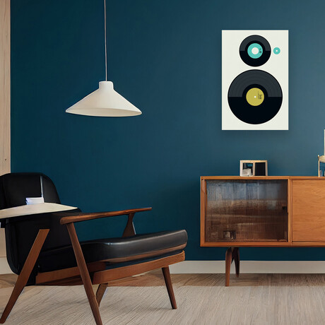 Icons - LP Vs EP  Print On Acrylic Glass by Bo Lundberg