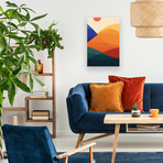 Meditative Mountains Print On Acrylic Glass by Modern Tropical