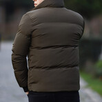 Anthony Waterproof + Windproof Puffer Jacket // Olive (Small)