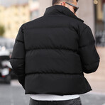 Brad Waterproof + Windproof Puffer Jacket // Black (Small)
