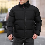 Brad Waterproof + Windproof Puffer Jacket // Black (Small)