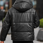 Lucas Oversized Waterproof + Windproof Puffer Jacket // Black (Small)