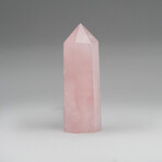 Genuine Polished Medium Rose Quartz Point