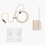 Active Bundle // Magic Leash + Waste Bag Holder + Wipes // Blush (XS/S)
