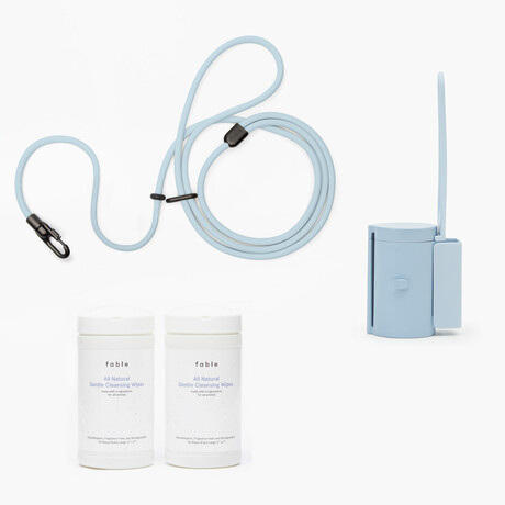 Active Bundle // Magic Leash + Waste Bag Holder + Wipes // Light Blue (XS/S)