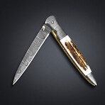 Damascus Pocket Folding Knife // 2016