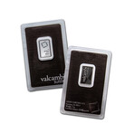 5 gram Platinum Bar - Valcambi Design // Deluxe Collector's Pouch
