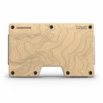 GRID Wallet // Black Humvee Aluminum Wallet