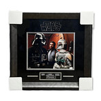David Prowse, Billy Dee Williams & Jeremy Bulloch // Darth Vader, Lando Calrissian & Boba Fett //  Autographed Photograph + Framed
