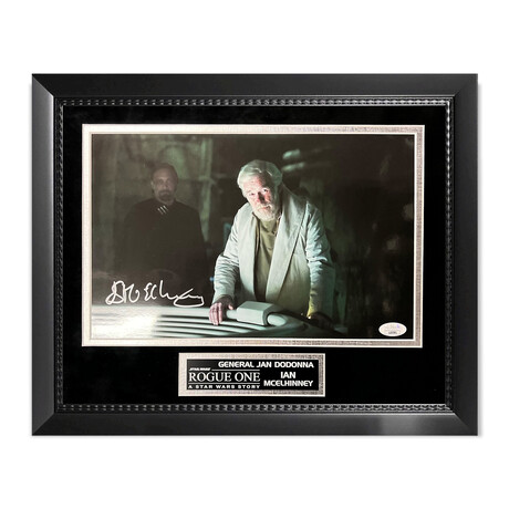 Ian Mcelhinney // General Jan Dodonna // Autographed Photograph + Framed