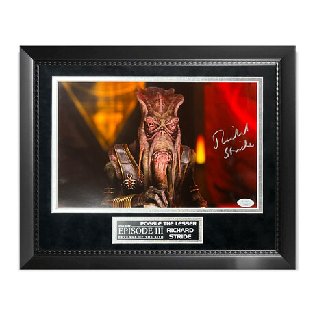Richard Stride // Poggle The Lesser // Autographed Photograph + Framed