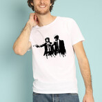 Divine Monkey Intervention T-Shirt // White (Small)