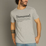 Tomorrow Definition T-Shirt // Gray (Small)