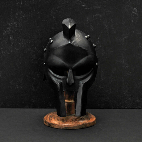 Mini Gladiator Helmet with stand