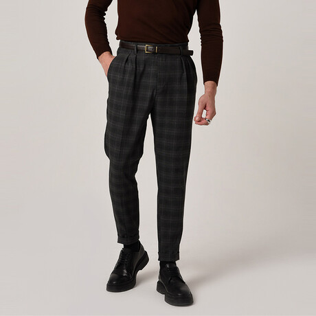 Patrick Trousers // Plaid Gray (33WX33L)