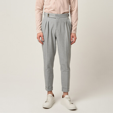 Mekhi Trousers // Light Gray (33WX33L)