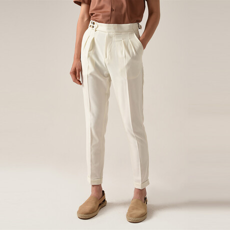 Leonidas Trousers // Ecru (33WX33L)